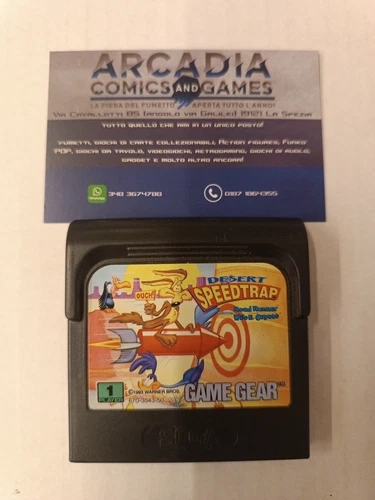 Desert Speedtrap Road Runner Wile Coyote Game Gear Sega PAL Loose Solo Cartuccia